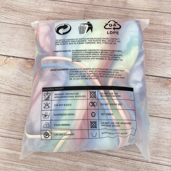 White/Rainbow Unicorn Girl Dresses Party Princess Flower Costume 13-14 Years - Picture 6 of 14